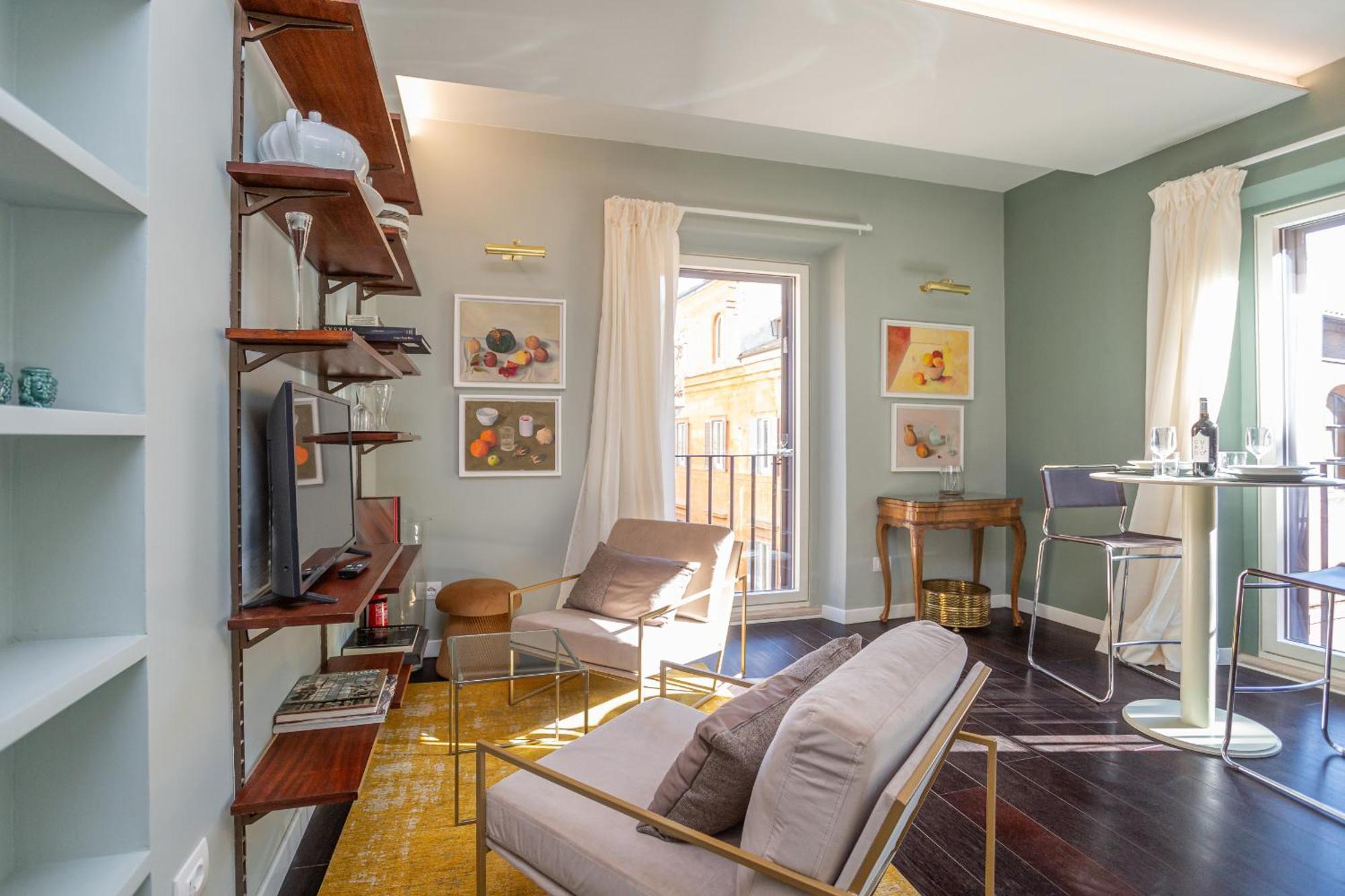 Lejlighed Chic Spanish Steps Retreat *